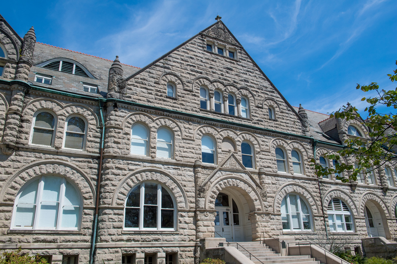 Exterior view of Gibson Hall